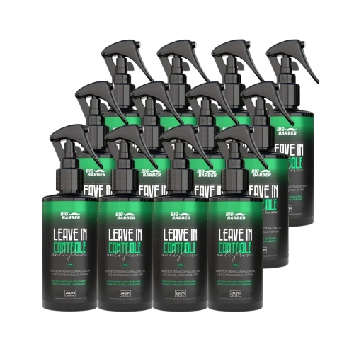 Big Barber - Leave-In Controle Anti Frizz Big Barber 240ml Caixa Com 12 Unidades