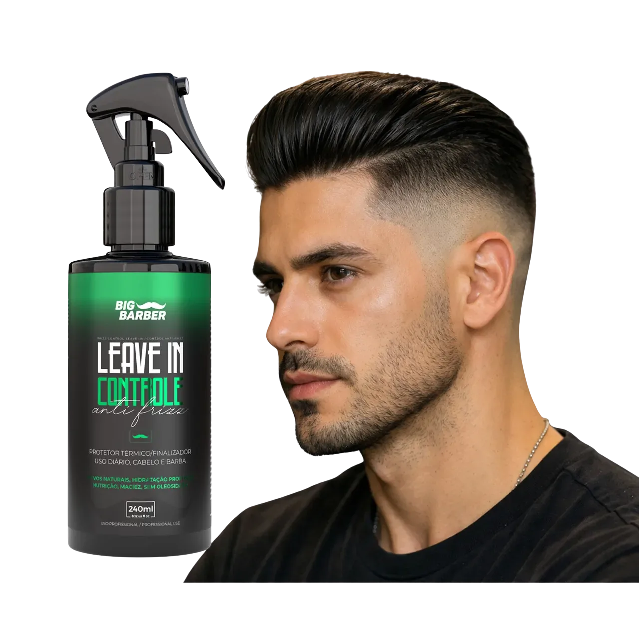 Big Barber – Leave-In Controle Anti Frizz Big Barber 240ml Caixa Com 12 Unidades Big Barber - Leave-In Controle Anti Frizz Big Barber 240ml Caixa Com 12 Unidades