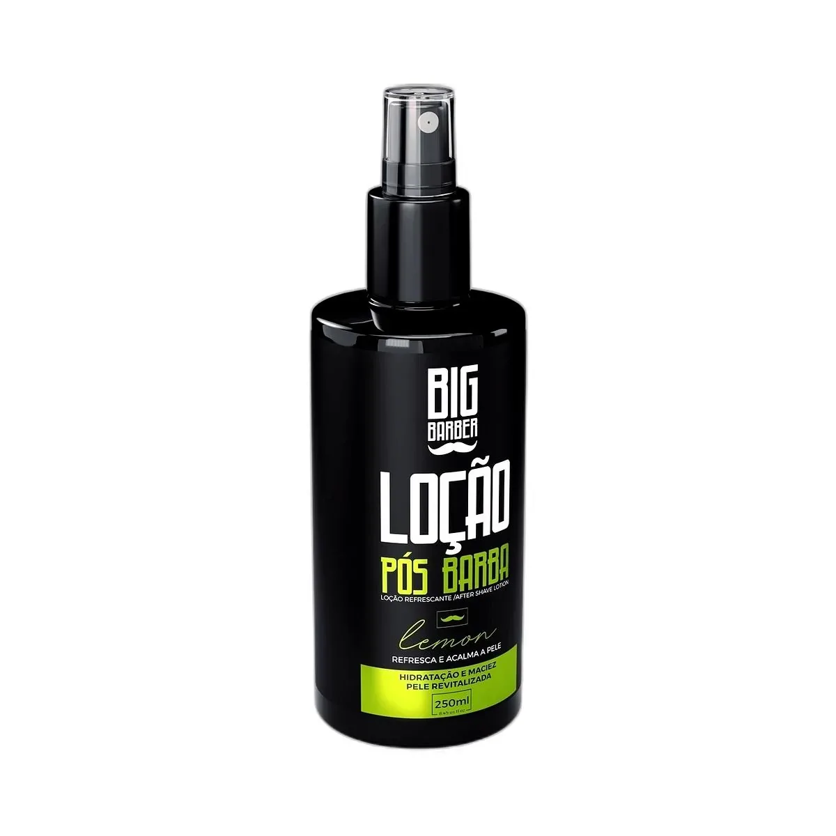 Big Barber – Loção Pós Barba Spray Big Barber 250ml Lemon Caixa Com 12 Unidades Big Barber - Loção Pós Barba Spray Big Barber 250ml Lemon Caixa Com 12 Unidades
