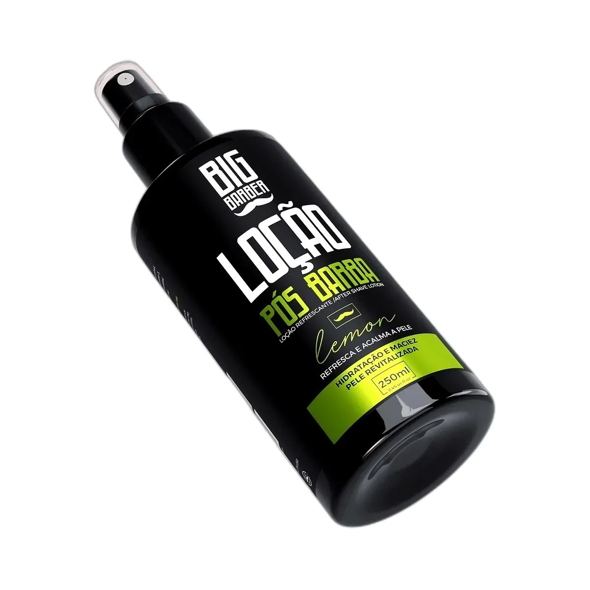 Big Barber – Loção Pós Barba Spray Big Barber 250ml Lemon Caixa Com 12 Unidades Big Barber - Loção Pós Barba Spray Big Barber 250ml Lemon Caixa Com 12 Unidades