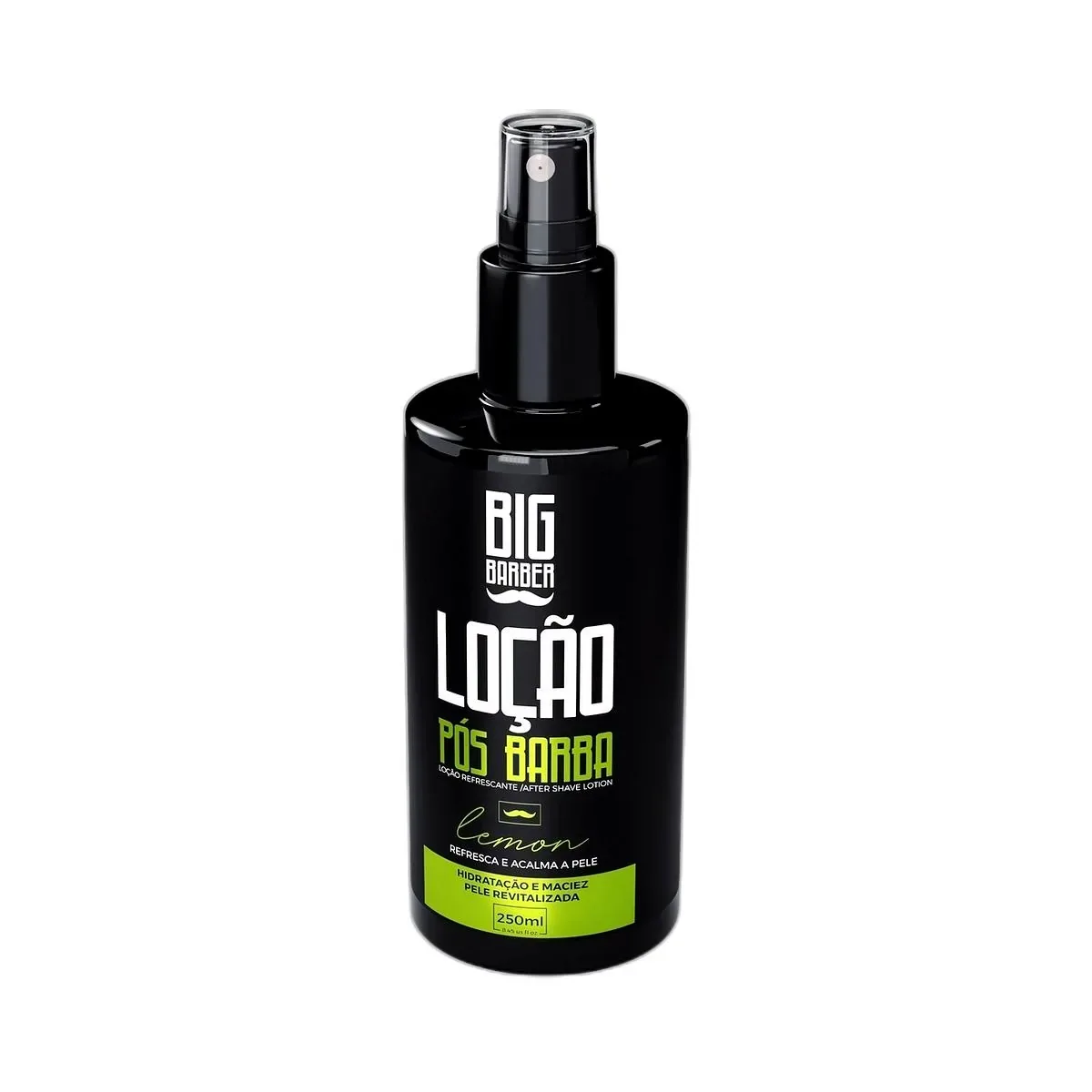 Big Barber – Loção Pós Barba Spray Big Barber 250ml Lemon Caixa Com 12 Unidades Big Barber - Loção Pós Barba Spray Big Barber 250ml Lemon Caixa Com 12 Unidades