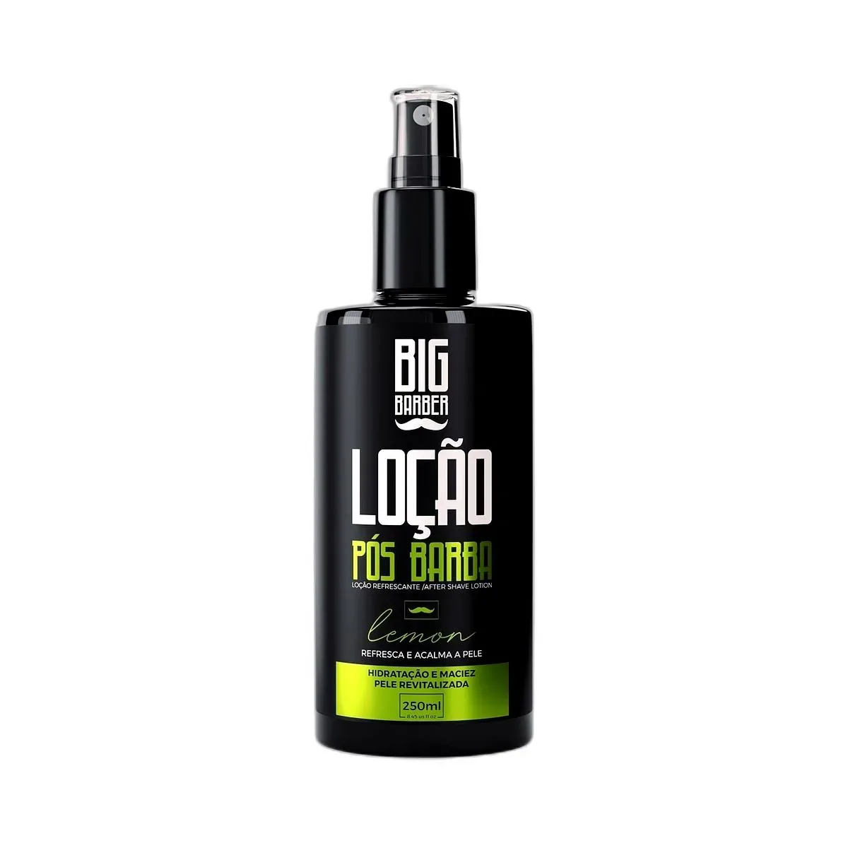 Big Barber - Loção Pós Barba Spray Big Barber 250ml Lemon Caixa Com 12 Unidades
