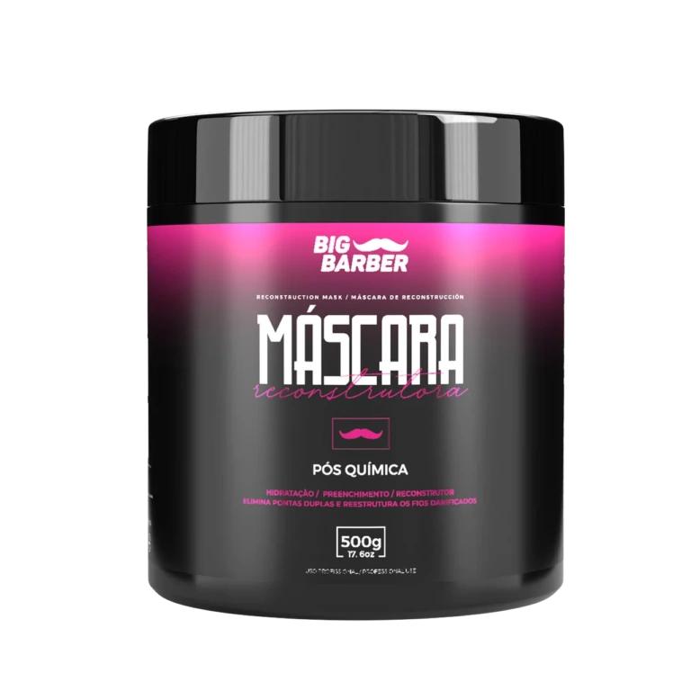 Big Barber - Máscara Reconstrutora Big Barber 500g Profissional