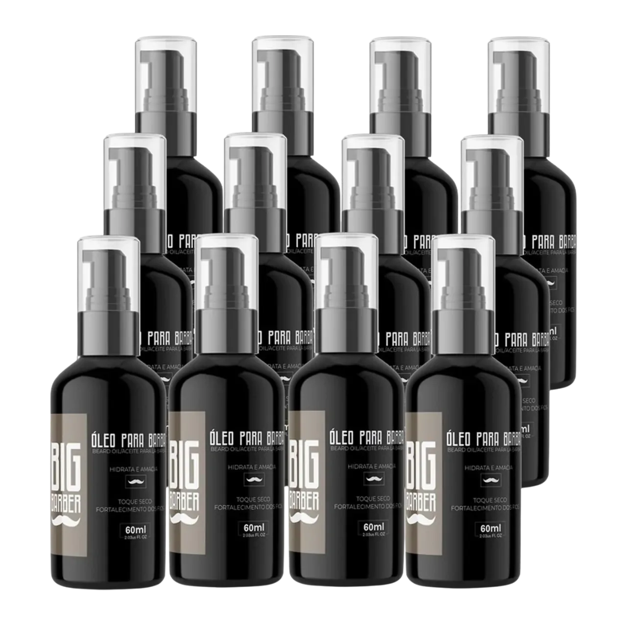 Big Barber – Óleo Para Barba Big Barber 60ml Bancada Caixa Com 12 Unidades Big Barber - Óleo Para Barba Big Barber 60ml Bancada Caixa Com 12 Unidades