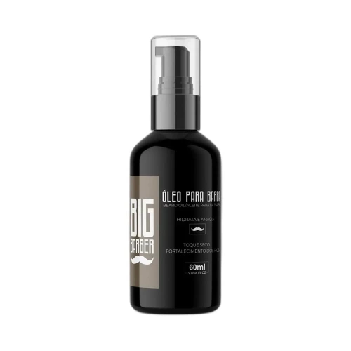 Big Barber - Óleo Para Barba Big Barber 60ml Bancada Caixa Com 12 Unidades