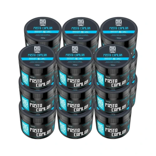 Big Barber - Pasta Capilar Big Barber 150g Level 1 Efeito Leve Caixa Com 18 Unidades