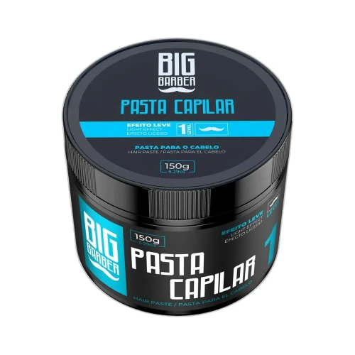Big Barber - Pasta Capilar Big Barber 150g Level 1 Efeito Leve Profissional