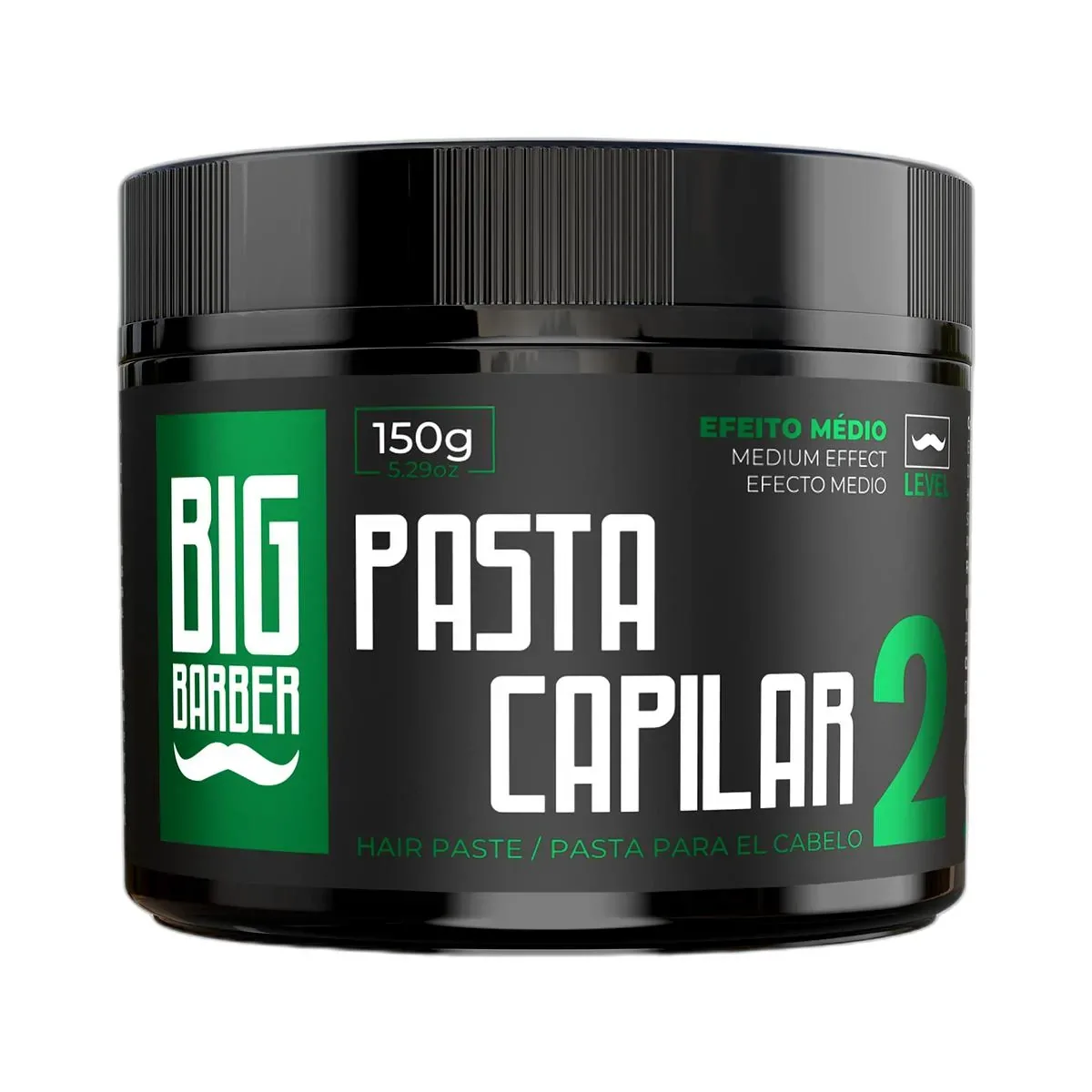 Big Barber – Pasta Capilar Big Barber 150g Level 2 Efeito Médio Caixa Com 18 Unidades Big Barber - Pasta Capilar Big Barber 150g Level 2 Efeito Médio Caixa Com 18 Unidades