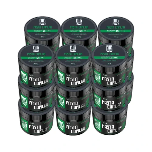 Big Barber - Pasta Capilar Big Barber 150g Level 2 Efeito Médio Caixa Com 18 Unidades