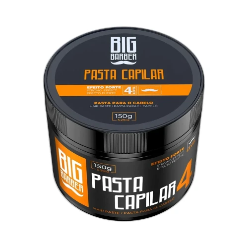Big Barber - Pasta Capilar Big Barber 150g Level 4 Efeito Forte Caixa Com 18 Unidades