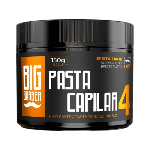 Big Barber - Pasta Capilar Big Barber 150g Level 4 Efeito Forte Caixa Com 18 Unidades