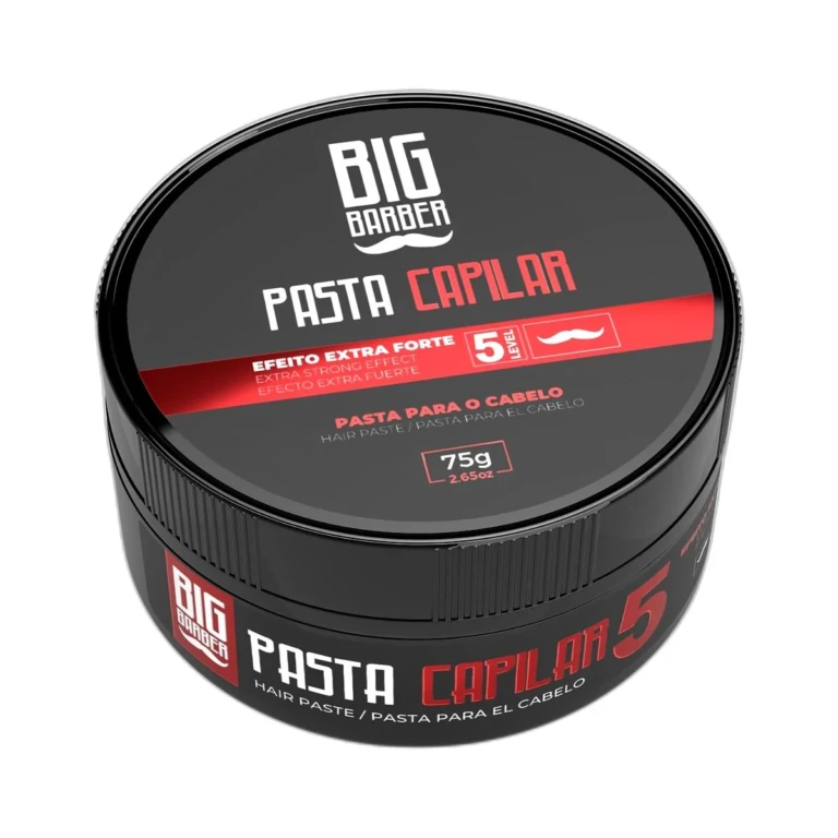 Big Barber – Pasta Capilar Big Barber 75g Level 5 Efeito Extra Forte Caixa Com 24 Unidades Big Barber - Pasta Capilar Big Barber 75g Level 5 Efeito Extra Forte Caixa Com 24 Unidades