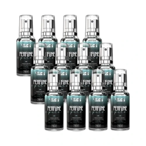 Big Barber - Perfume Capilar Big Barber 15ml Profissional Caixa Com 12 Unidades
