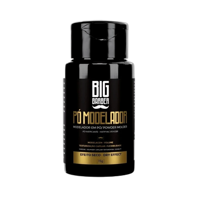 Big Barber - Pó Modelador Pomada Em Pó Big Barber 15g Caixa Com 12 Unidades