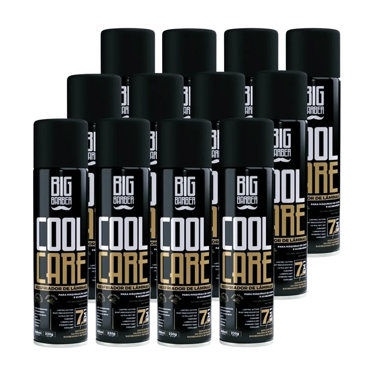 Big Barber – Resfriador De Lâminas Big Barber Cool Care 7 em 1 Plus 400ml/230g Profissional Big Barber - Resfriador De Lâminas Big Barber Cool Care 7 em 1 Plus 400ml/230g Profissional