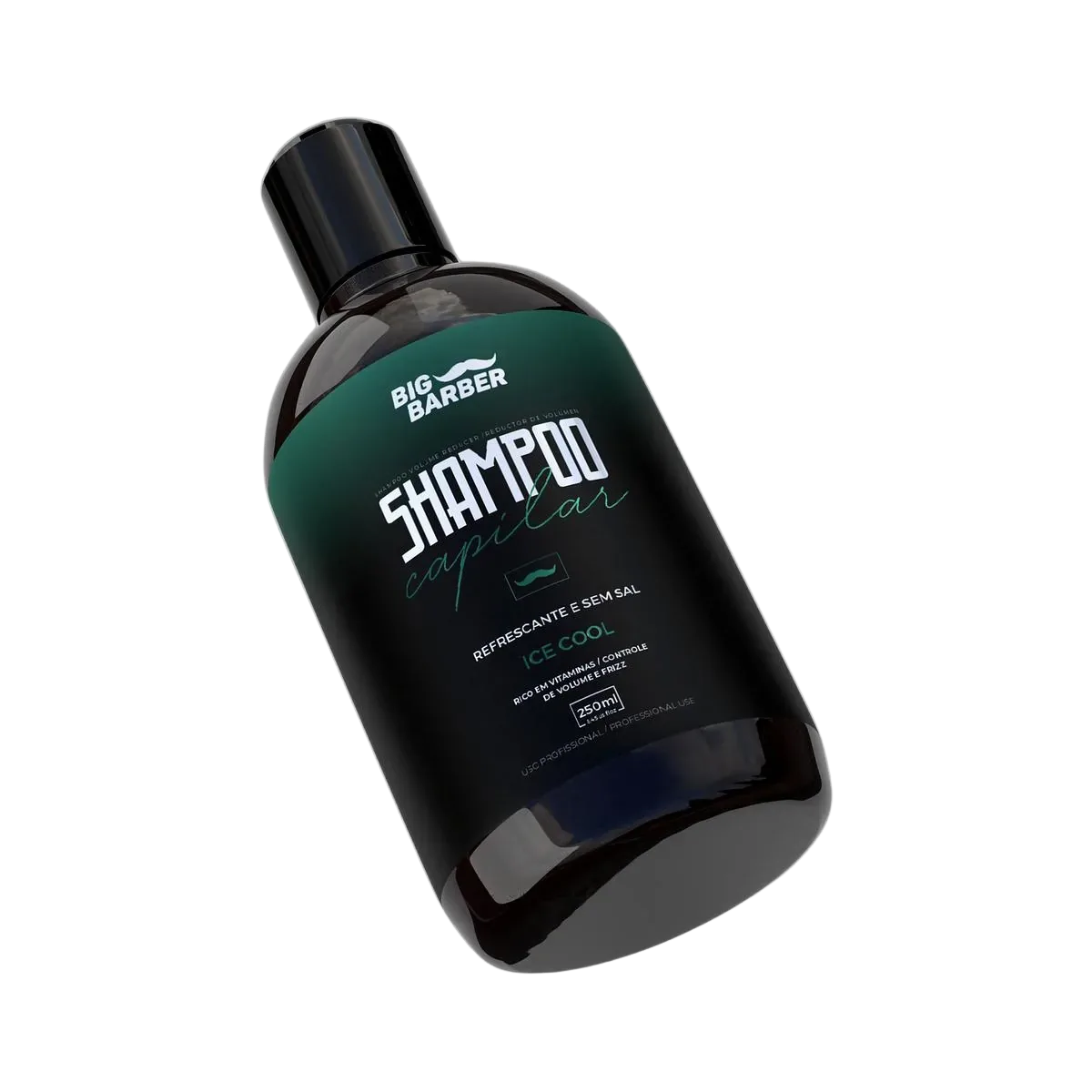 Big Barber – Shampoo Capilar Big Barber 250ml Ice Cool Caixa Com 12 Unidades Big Barber - Shampoo Capilar Big Barber 250ml Ice Cool Caixa Com 12 Unidades