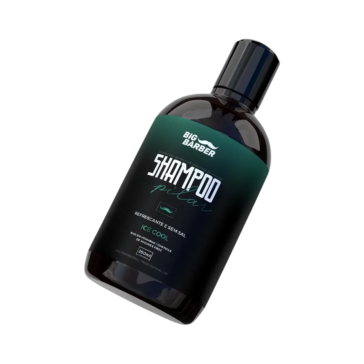 Big Barber – Shampoo Capilar Big Barber 250ml Ice Cool Caixa Com 12 Unidades Big Barber - Shampoo Capilar Big Barber 250ml Ice Cool Caixa Com 12 Unidades