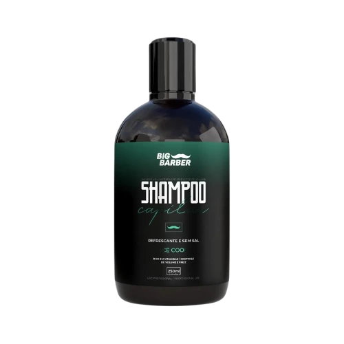 Big Barber – Shampoo Capilar Big Barber 250ml Ice Cool Caixa Com 12 Unidades Big Barber - Shampoo Capilar Big Barber 250ml Ice Cool Caixa Com 12 Unidades