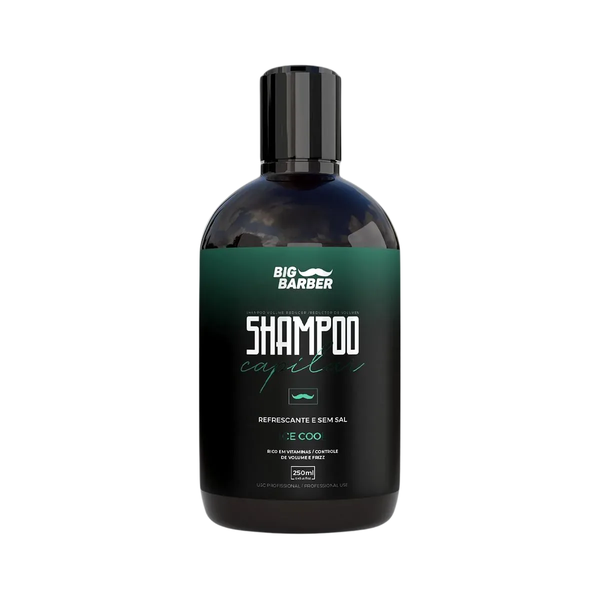 Big Barber – Shampoo Capilar Big Barber 250ml Ice Cool Caixa Com 12 Unidades Big Barber - Shampoo Capilar Big Barber 250ml Ice Cool Caixa Com 12 Unidades