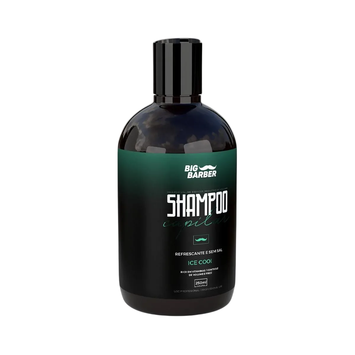 Big Barber – Shampoo Capilar Big Barber 250ml Ice Cool Caixa Com 12 Unidades Big Barber - Shampoo Capilar Big Barber 250ml Ice Cool Caixa Com 12 Unidades