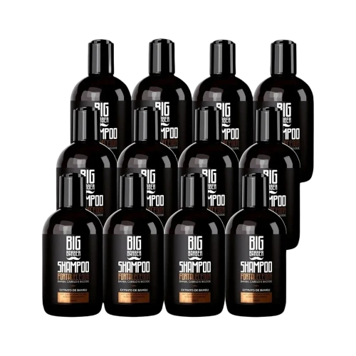 Big Barber - Shampoo Fortalecedor Para Barba Big Barber 250ml Caixa Com 12 Unidades