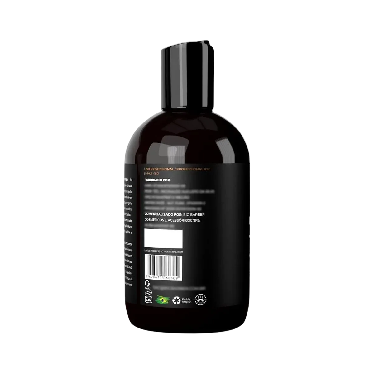 Big Barber – Shampoo Fortalecedor Para Barba Big Barber 250ml Caixa Com 12 Unidades Big Barber - Shampoo Fortalecedor Para Barba Big Barber 250ml Caixa Com 12 Unidades