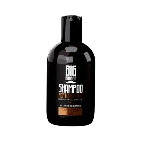 Big Barber - Shampoo Fortalecedor Para Barba Big Barber 250ml Caixa Com 12 Unidades