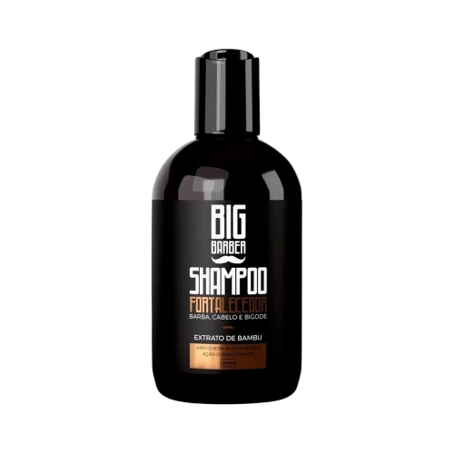 Big Barber - Shampoo Fortalecedor Para Barba Big Barber 250ml Caixa Com 12 Unidades
