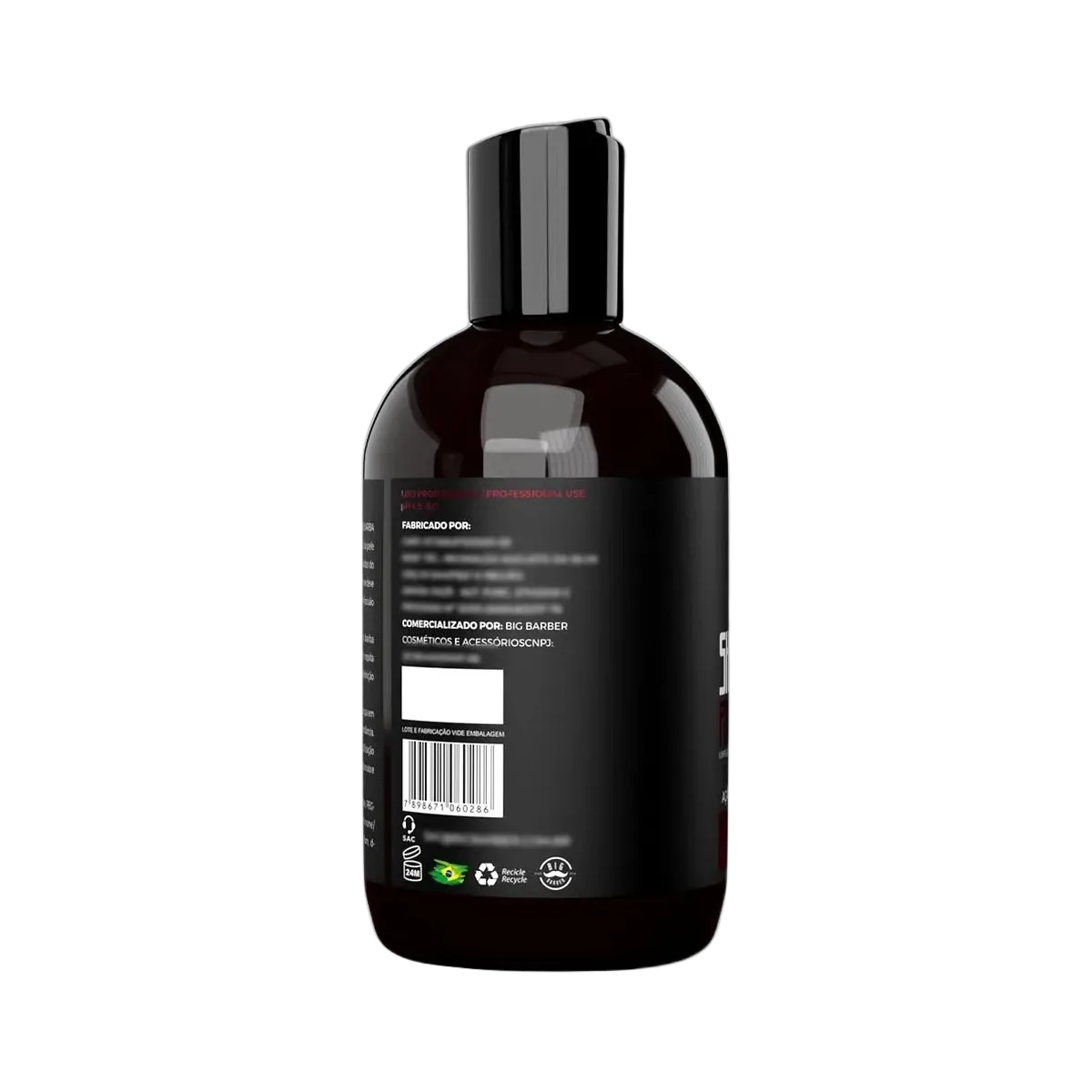 Big Barber – Shampoo Para Barba Big Barber 250ml Caixa Com 12 Unidades Big Barber - Shampoo Para Barba Big Barber 250ml Caixa Com 12 Unidades