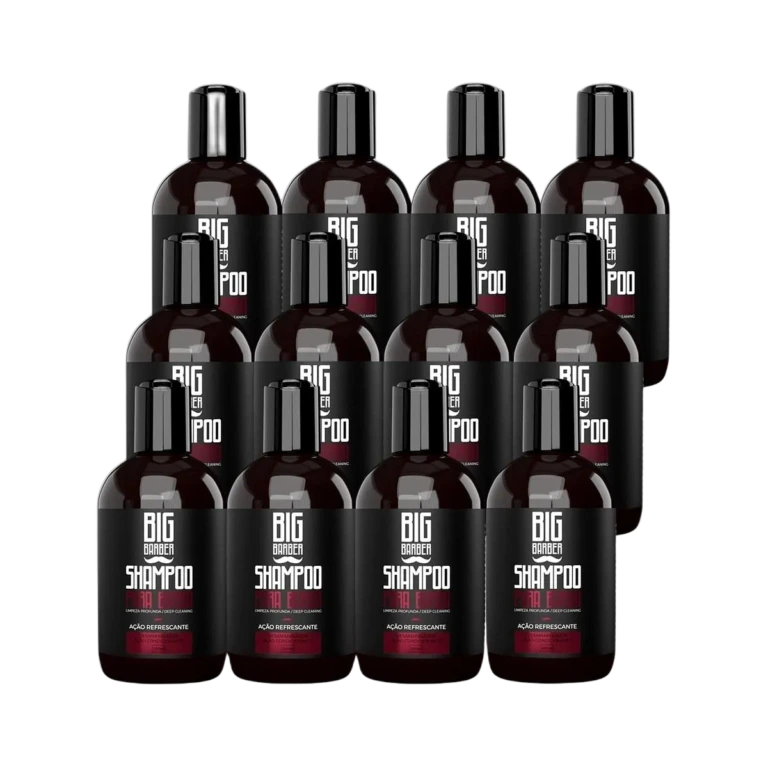 Big Barber - Shampoo Para Barba Big Barber 250ml Caixa Com 12 Unidades