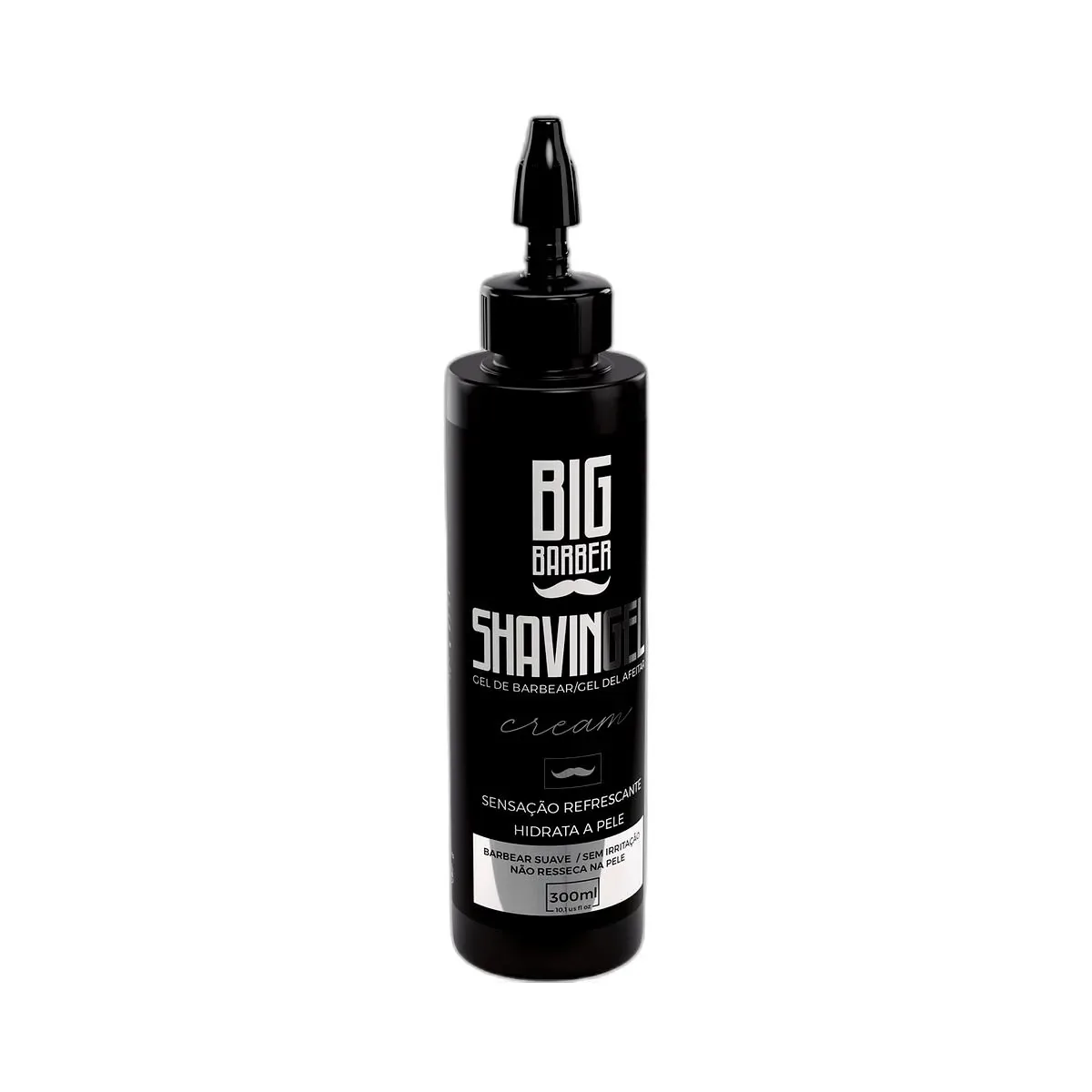 Big Barber – Shaving Gel Barbear Bisnaga Big Barber 300ml Cream Caixa Com 12 Unidades Big Barber - Shaving Gel Barbear Bisnaga Big Barber 300ml Cream Caixa Com 12 Unidades