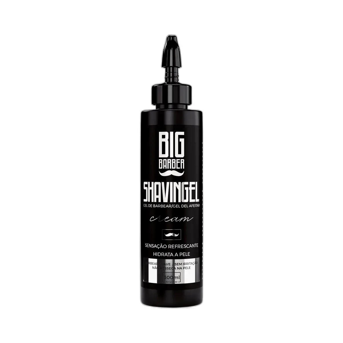 Big Barber – Shaving Gel Barbear Bisnaga Big Barber 300ml Cream Caixa Com 12 Unidades Big Barber - Shaving Gel Barbear Bisnaga Big Barber 300ml Cream Caixa Com 12 Unidades