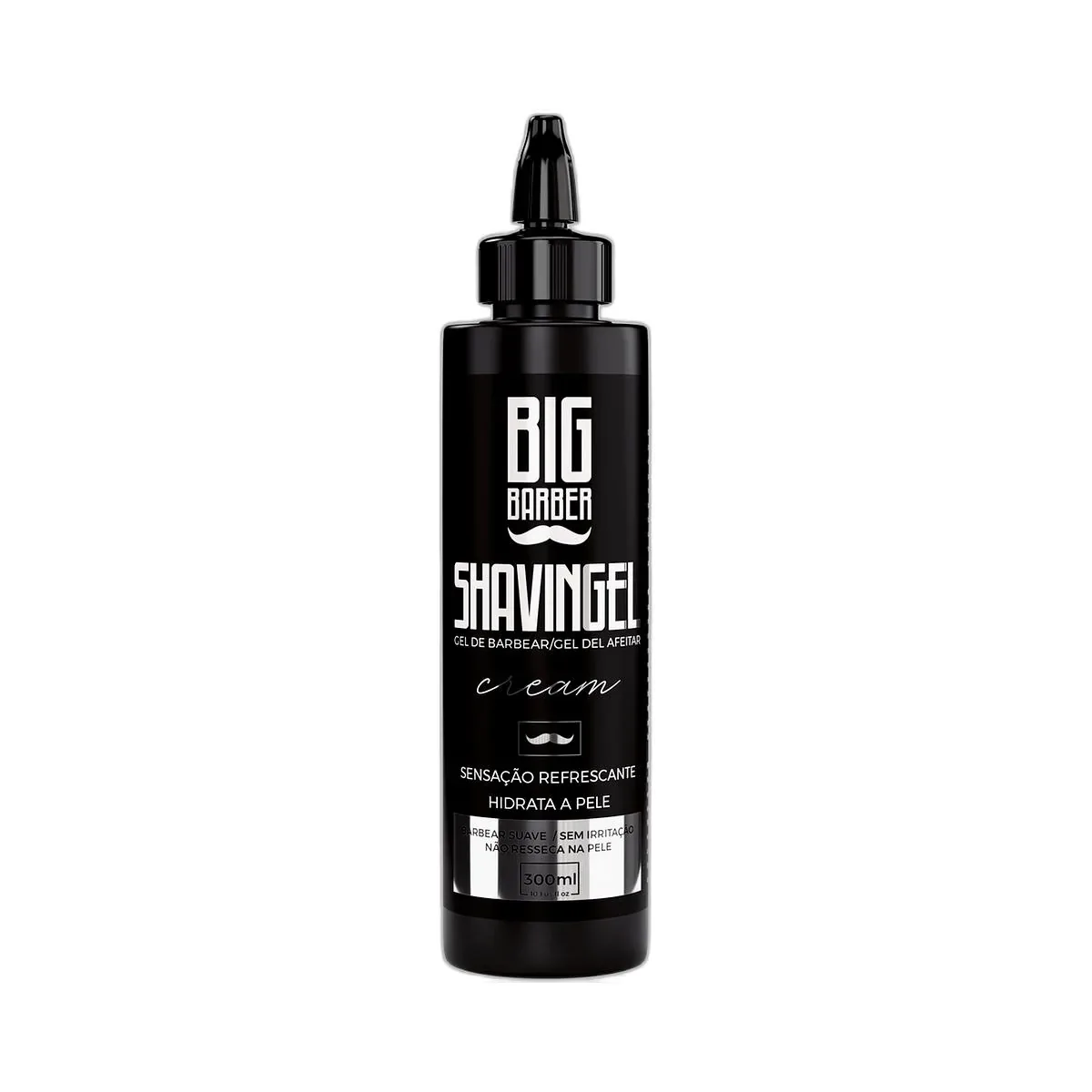 Big Barber – Shaving Gel Barbear Bisnaga Big Barber 300ml Cream Caixa Com 12 Unidades Big Barber - Shaving Gel Barbear Bisnaga Big Barber 300ml Cream Caixa Com 12 Unidades