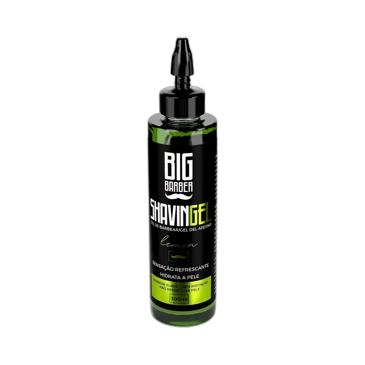 Big Barber – Shaving Gel Barbear Bisnaga Big Barber 300ml Lemon Caixa Com 12 Unidades Big Barber - Shaving Gel Barbear Bisnaga Big Barber 300ml Lemon Caixa Com 12 Unidades