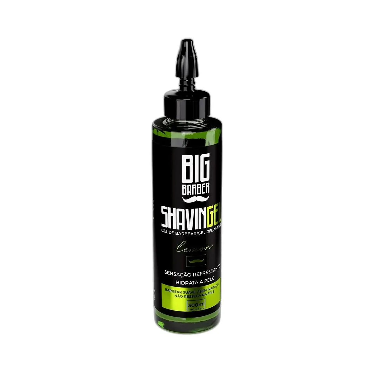 Big Barber – Shaving Gel Barbear Bisnaga Big Barber 300ml Lemon Caixa Com 12 Unidades Big Barber - Shaving Gel Barbear Bisnaga Big Barber 300ml Lemon Caixa Com 12 Unidades