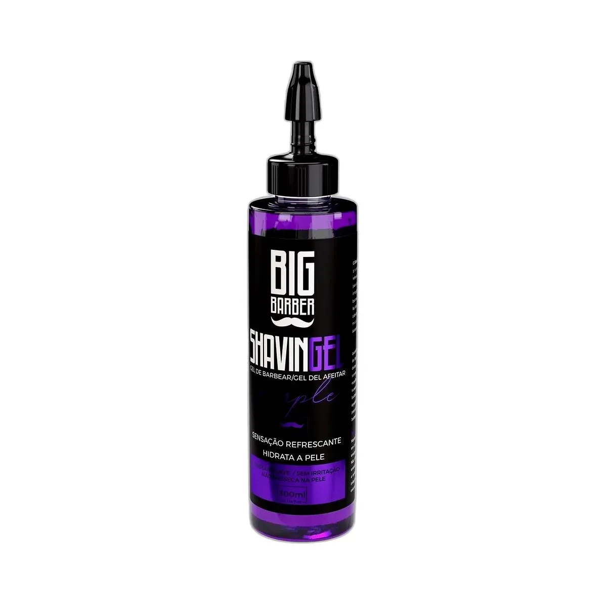 Big Barber – Shaving Gel Barbear Bisnaga Big Barber 300ml Purple Caixa Com 12 Unidades Big Barber - Shaving Gel Barbear Bisnaga Big Barber 300ml Purple Caixa Com 12 Unidades