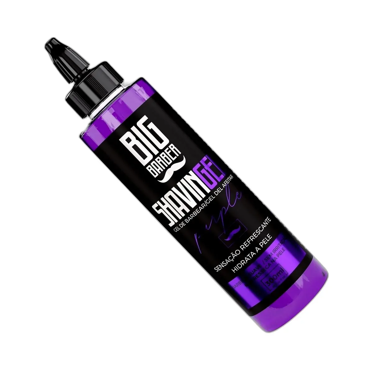 Big Barber – Shaving Gel Barbear Bisnaga Big Barber 300ml Purple Caixa Com 12 Unidades Big Barber - Shaving Gel Barbear Bisnaga Big Barber 300ml Purple Caixa Com 12 Unidades