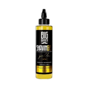 Big Barber - Shaving Gel Barbear Bisnaga Big Barber 300ml Yellow Caixa Com 12 Unidades