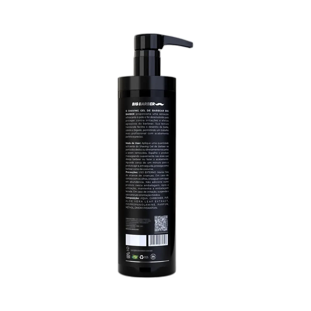 Big Barber – Shaving Gel De Barbear Big Barber 750ml Cream Caixa Com 6 Unidades Big Barber - Shaving Gel De Barbear Big Barber 750ml Cream Caixa Com 6 Unidades