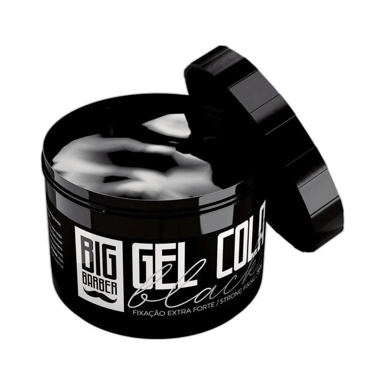 Big Barber – Gel Cola Black Big Barber 300g Caixa Com 48 Unidades Big Barber - Gel Cola Black Big Barber 300g Caixa Com 48 Unidades