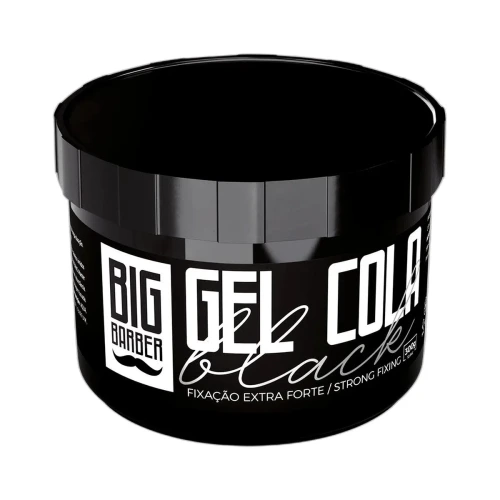 Big Barber - Gel Cola Black Big Barber 300g Caixa Com 18 Unidades