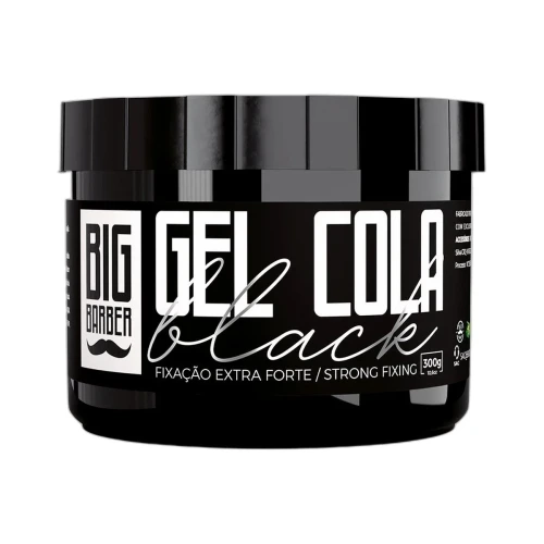 Big Barber - Gel Cola Black Big Barber 300g Caixa Com 21 Unidades
