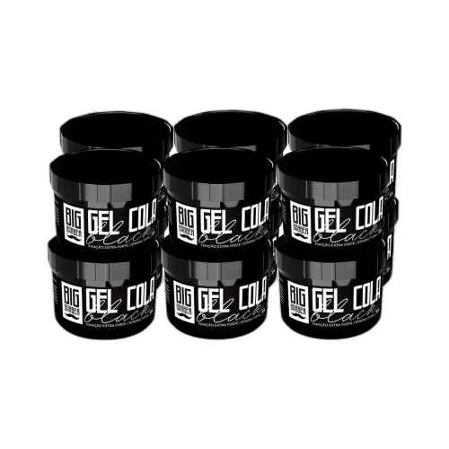 Big Barber - Gel Cola Black Big Barber 300g Caixa Com 12 Unidades