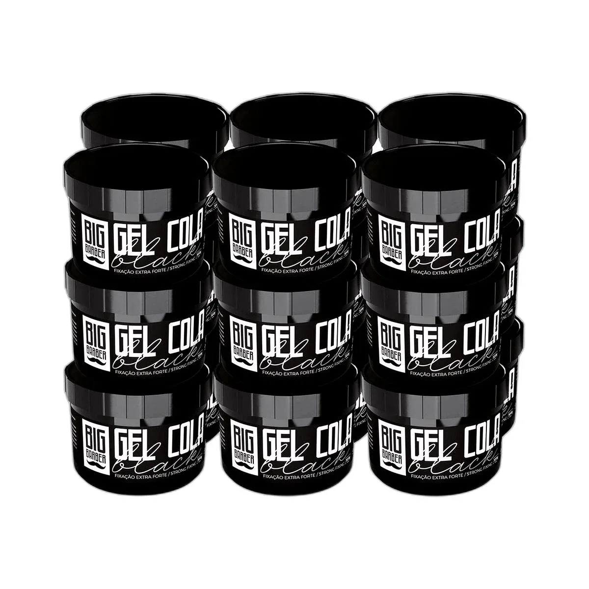 Big Barber - Gel Cola Black Big Barber 300g Caixa Com 18 Unidades