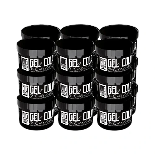Big Barber - Gel Cola Black Big Barber 300g Caixa Com 15 Unidades