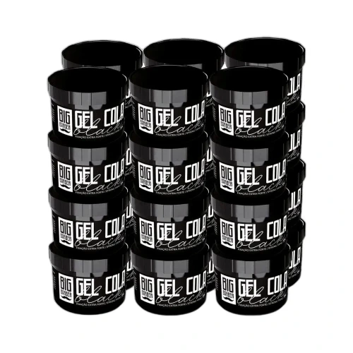 Big Barber - Gel Cola Black Big Barber 300g Caixa Com 21 Unidades