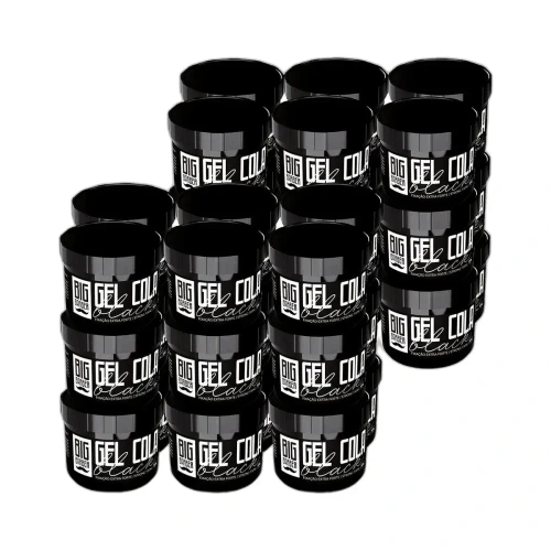 Big Barber - Gel Cola Black Big Barber 300g Caixa Com 36 Unidades