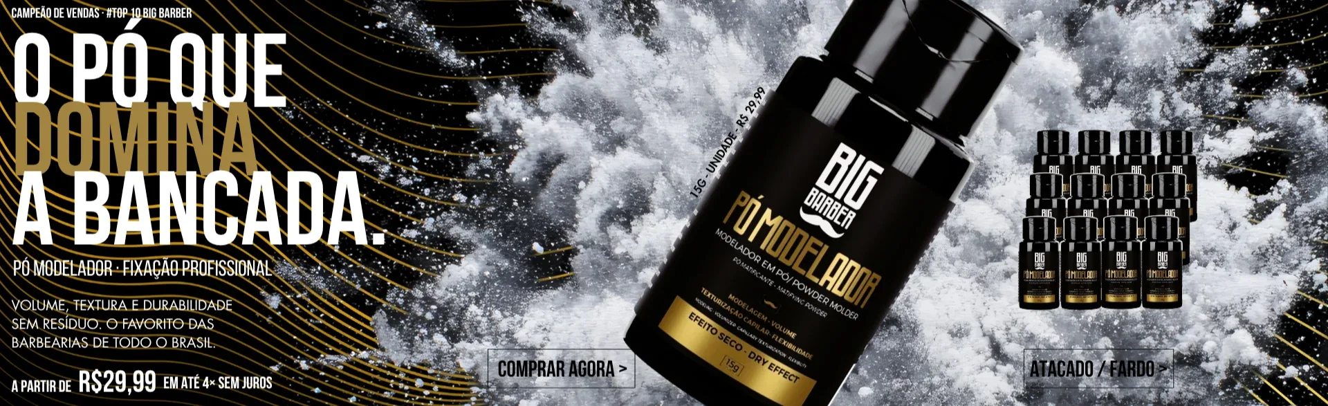 Big Barber SLIDE 4 – Pó Modelador